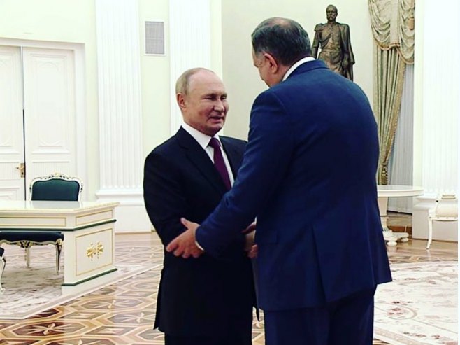 ДОДИК СТИГАО У МОСКВУ: Састанак са Путином у духу пријатељства