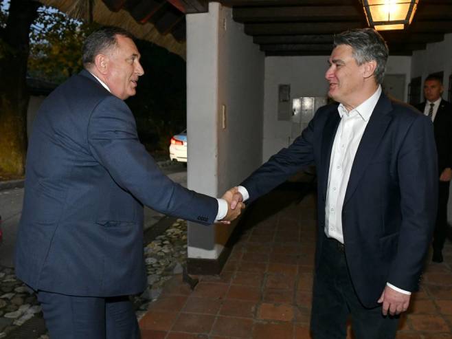 DODIK: Milanović potvrdio da Hrvatska podržava dogovor koji obezbjeđuje ravnopravnost tri naroda