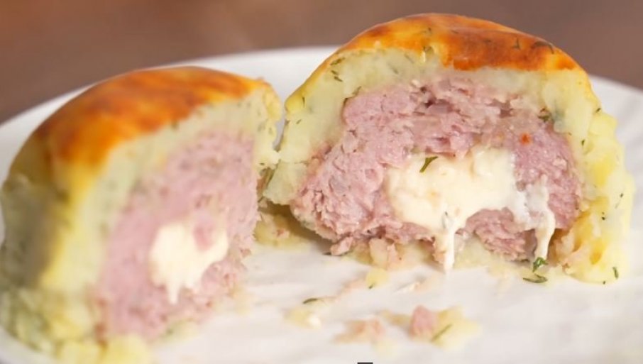 NAPRAVITE UKUSAN RUČAK: Knedle od krompira punjene mesom i sirom (VIDEO)