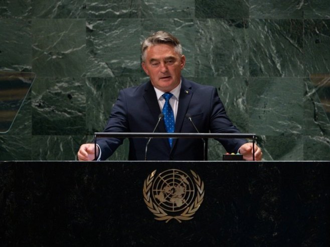 „SA ZANIMANJEM SU ME SLUŠALI“ Komšić zadovoljan svojim govorom u sjedištu UN-a u kome je kritikovao Šmita