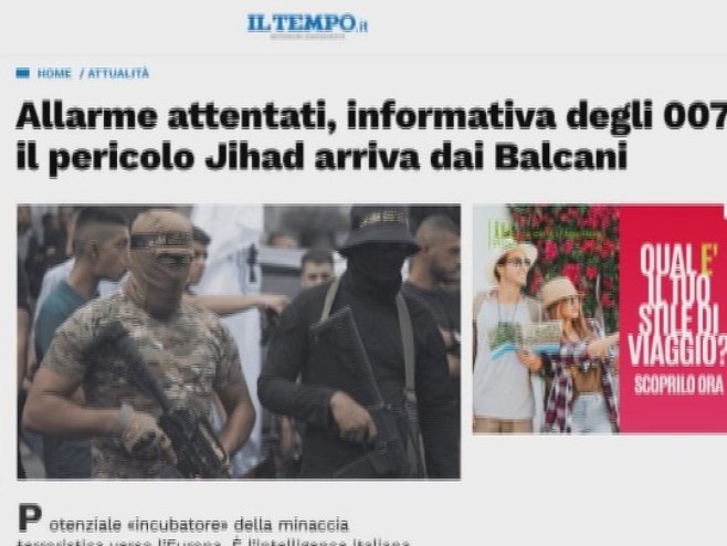 ПОДИГНУТЕ МЈЕРЕ БЕЗБЈЕДНОСТИ: Италија означила БиХ као мјесто гдје може доћи до терористичких пријетњи