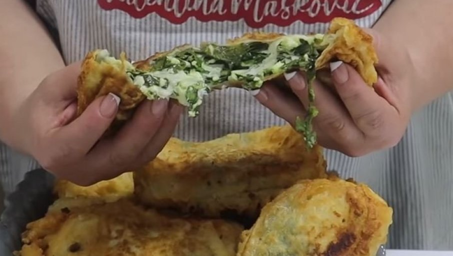 AKO ŽELITE DA JEDETE NEŠTO KONKRETNO: Pohovana pita sa spanaćem i sirom, ukus kakvog nema nadaleko (VIDEO)