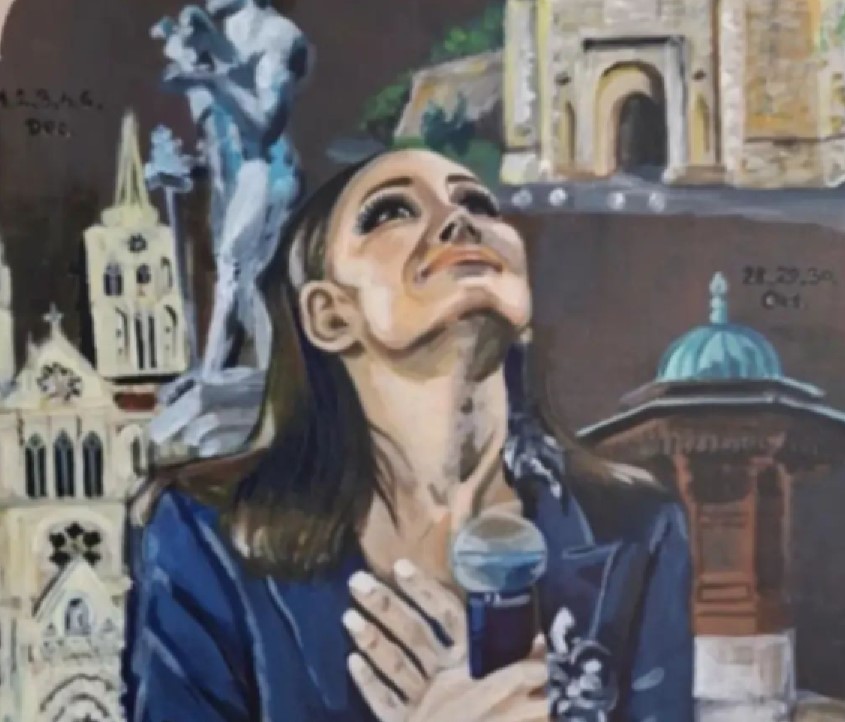 OD ISTOKA DO ZAPADA: Aleksandra Prijović dobila mural u Srbiji (FOTO)