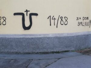 SLOVO „U“ I USTAŠKI POKLIČ NA PRAVOSLAVNOJ CRKVI: Jezivi natpisi osvanuli u Bjelovaru (FOTO)
