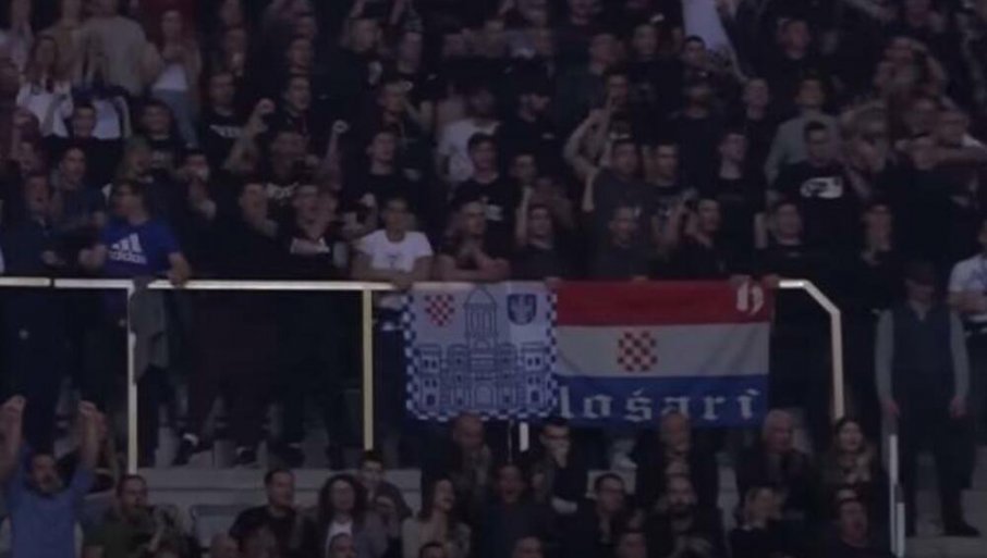 USTAŠKA POSLA! Navijači Zadra skandalozno provocirali Srbe i Partizan, ABA liga sve to podržala (VIDEO)