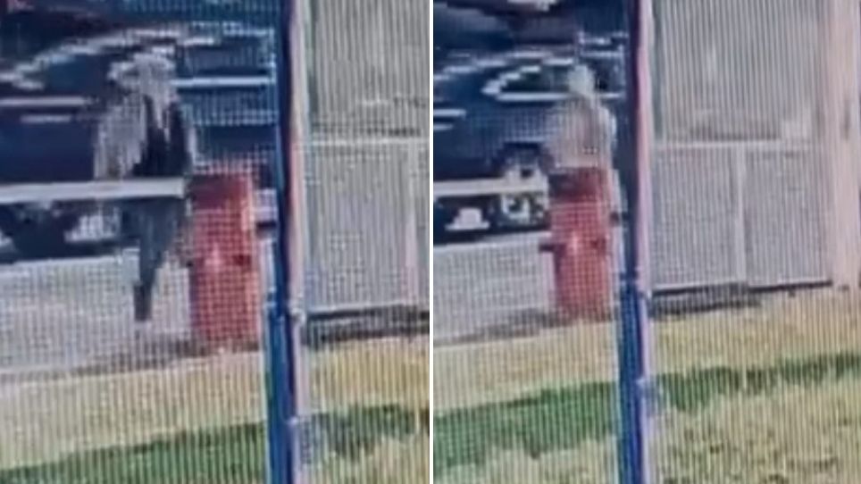 DOKAZ DA JE SEBIJA PLJUNULA RADNIKA: Objavljen snimak kako izlazi iz auta i prilazi kućici na ulazu u KCUS (VIDEO)