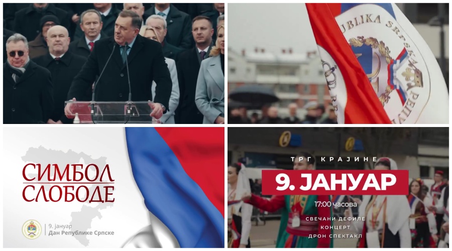 „SRBI 9. JANUARA DONIJELI ODLUKU ISTORIJSKOG KARAKTERA“: Dodik podijelio video posvećen Danu Republike