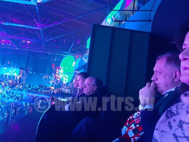 DODIK U KAZANJU: Predsjednik Srpske prisustvovao hokejaškom meču u Kazanju