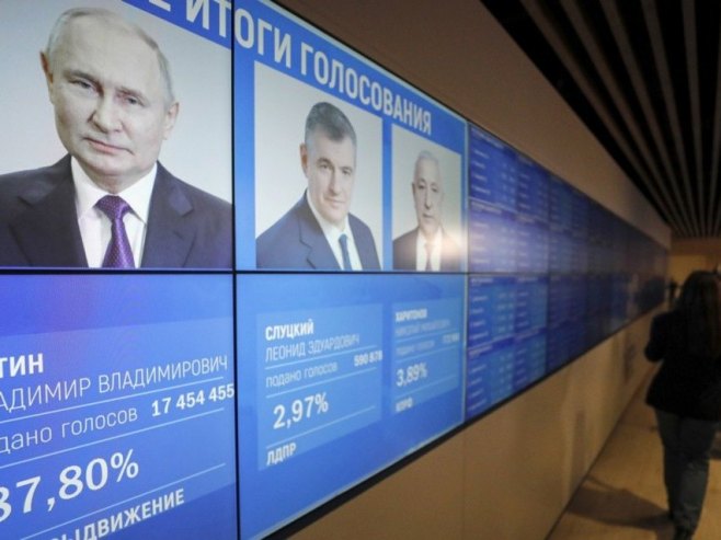 CIK RUSIJE: Obrađeno 99 odsto glasova, za Putina glasalo 87,32 odsto birača