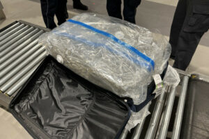 PUTNIK PREDAT TUŽILAŠTVU: U koferu nosio 21 kilogram marihuane