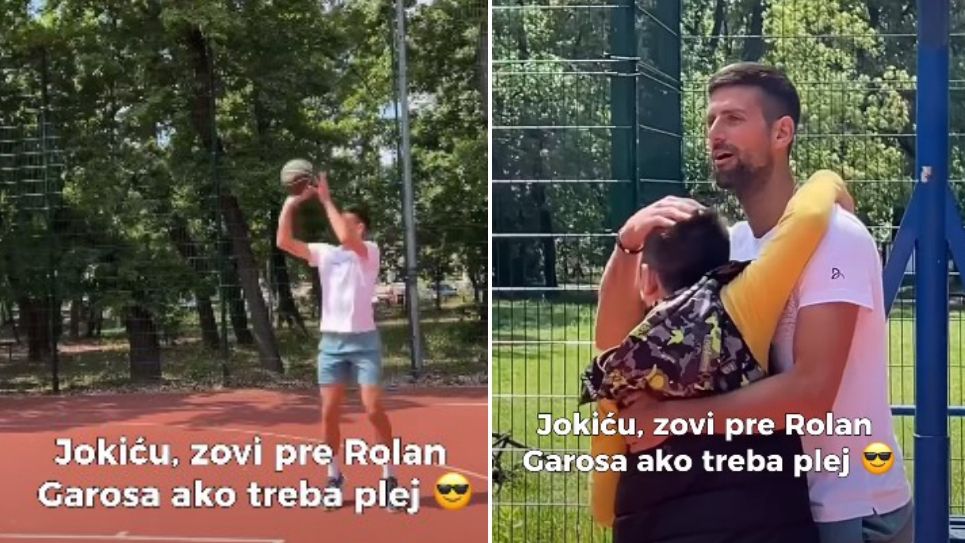 „PRETVORIO SE U JOKIĆA“ Đoković iznenadio mnoge i zaigrao basket (VIDEO)