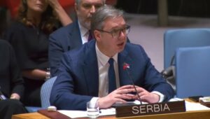 GOVOR PREDSJEDNIKA SRBIJE U SB UN: Ovako je Vučić odgovorio Amerikancu i Vjosi Osmani (VIDEO)