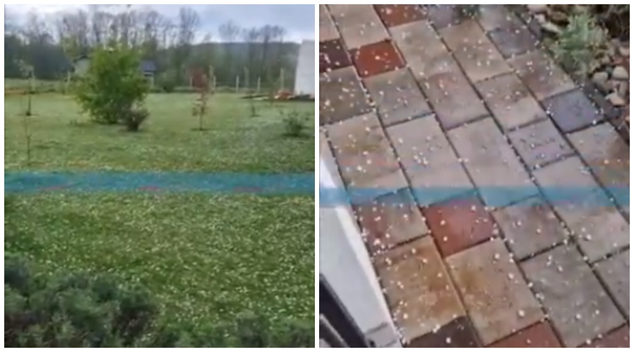 U BANJALUCI SUNCE, A KOJI KILOMETAR DALJE NEVRIJEME: Slatinu „zasuo“ led