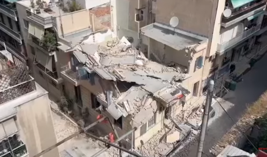 STRAŠNA NESREĆA U GRČKOJ: Srušila se zgrada, ima poginulih (VIDEO)