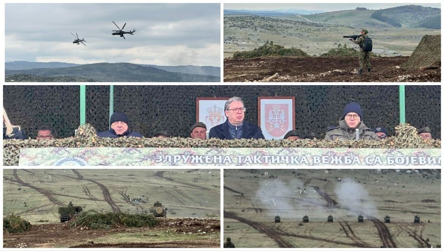 TAKTIČKA VJEŽBA „VIHOR 2024“: Vojska Srbije pokazala moćnu ratnu tehniku (FOTO/VIDEO)