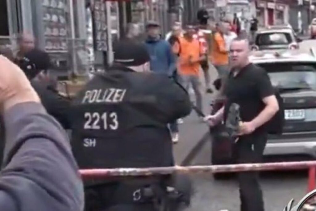 PANIKA U HAMBURGU: Policija ranila napadača blizu navijačke zone na Evru (VIDEO)