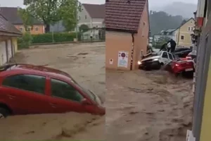 HAOTIČNE SCENE U AUSTRIJI: Voda nosila automobile, oštetila kuće i uništila biračka mjesta (VIDEO)