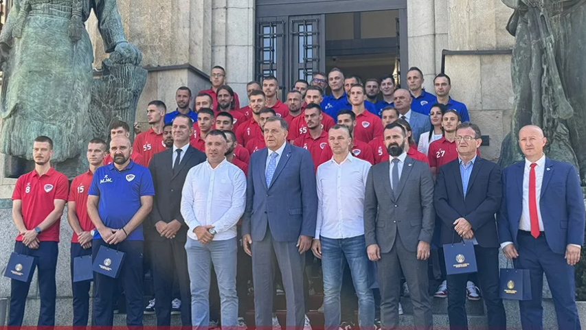PONOS BANJALUKE I SRPSKE: Dodik upriličio prijem za fudbalere FK Borac