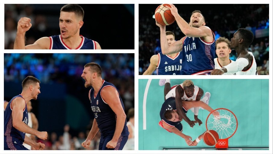 „ORLOVI“ OBRADOVALI NACIJU: Srbija pobijedila Njemačku u borbi za bronzu, slavlje može da počne (FOTO)