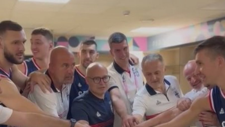 „KO JE NAJBOLJI?!“ Pogledajte slavlje košarkaša Srbije u svlačionici nakon osvajanja bronze (VIDEO)