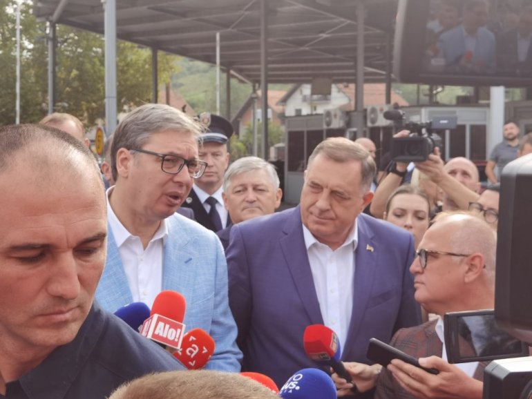 DODIK PODRŽAO PREDSJEDNIKA SRBIJE: Vučić brani stavove Srbije i srpskog naroda!