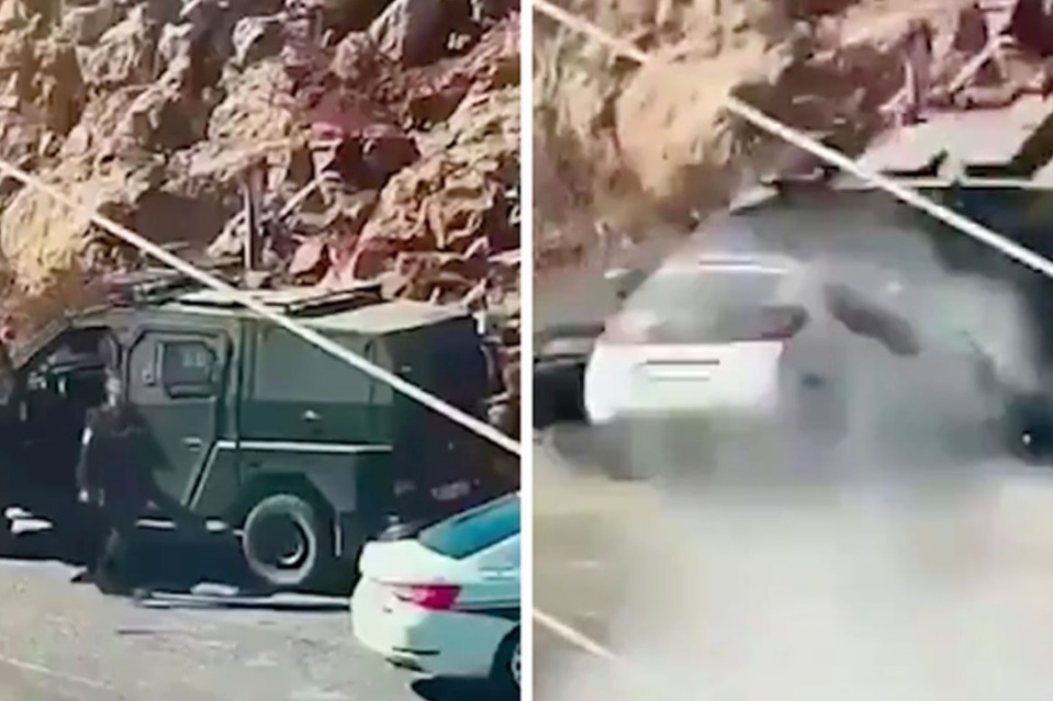 JEZIV INCIDENT: Palestinac se punom brzinom zakucao u izraelski oklopnjak (VIDEO)