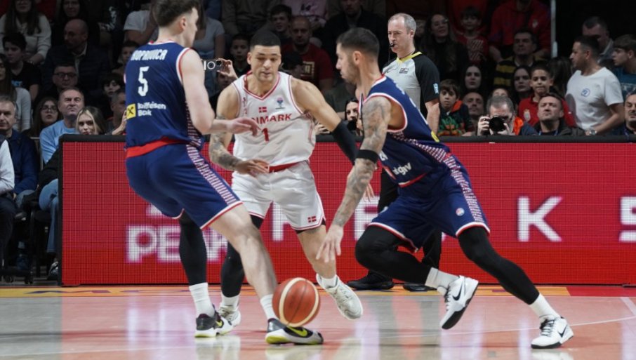 SRBIJA JE NA EVROPSKOM PRVENSTVU: „Orlovi“ u punom „Pioniru“ razbili Dansku!
