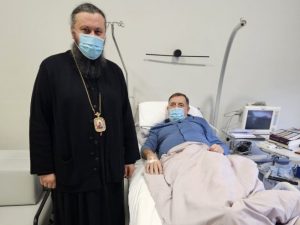 „PONOSAN SAM I POČASTVOVAN POSJETOM“ Dodika u ime mitropolita banjalučkog Jefrema posjetio vikar Sava