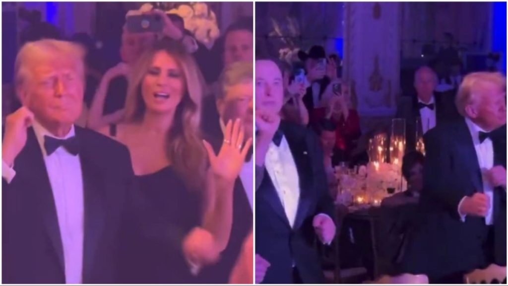 МЕЛАНИЈА ПЛЕШЕ УЗ КУЛТНИ ХИТ: Ево како се провео брачни пар Трамп на прослави Нове године (ВИДЕО)