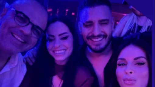 TO MOŽE SAMO ON: Darko Lazić proslavio Novu godinu sa sadašnjom i bivšom suprugom