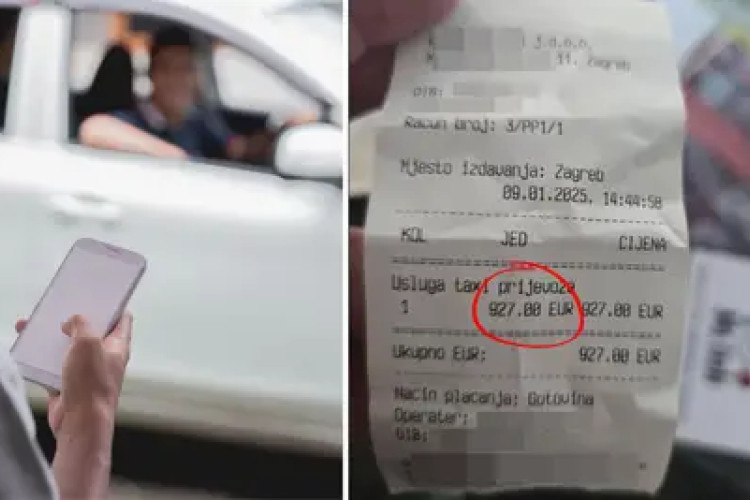 „PITAJTE MUŠTERIJU, SVE ĆE VAM OBJASNITI“: Muškarac u Zagrebu platio taksi 1.000 evra