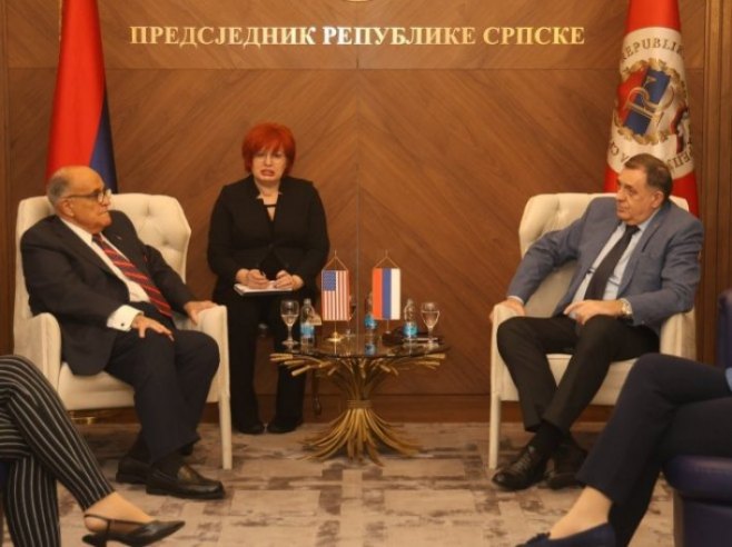 „PODRŠKA ĐULIJANIJA JE ZNAČAJNA ZA SRPSKU“: Dodik i bivši gradonačelnik Njujorka o političkim izazovima u Srpskoj (VIDEO)