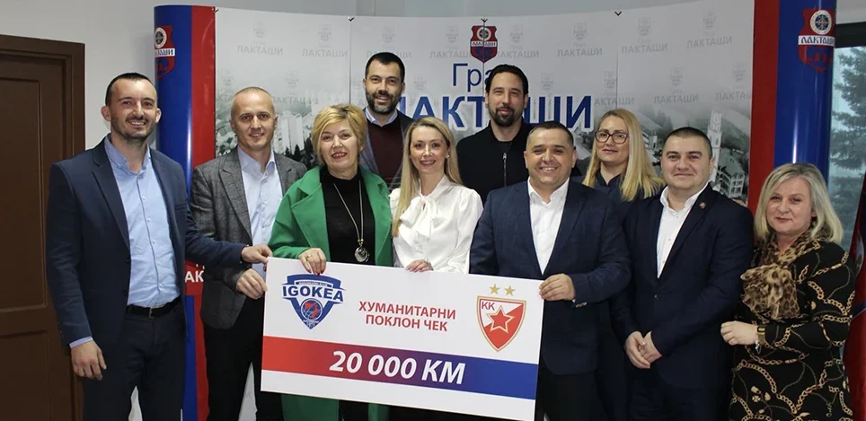 URUČEN VAUČER OD 20.000 KM: Prihod od meča sa Zvezdom doniran u humanitarne svrhe (FOTO)