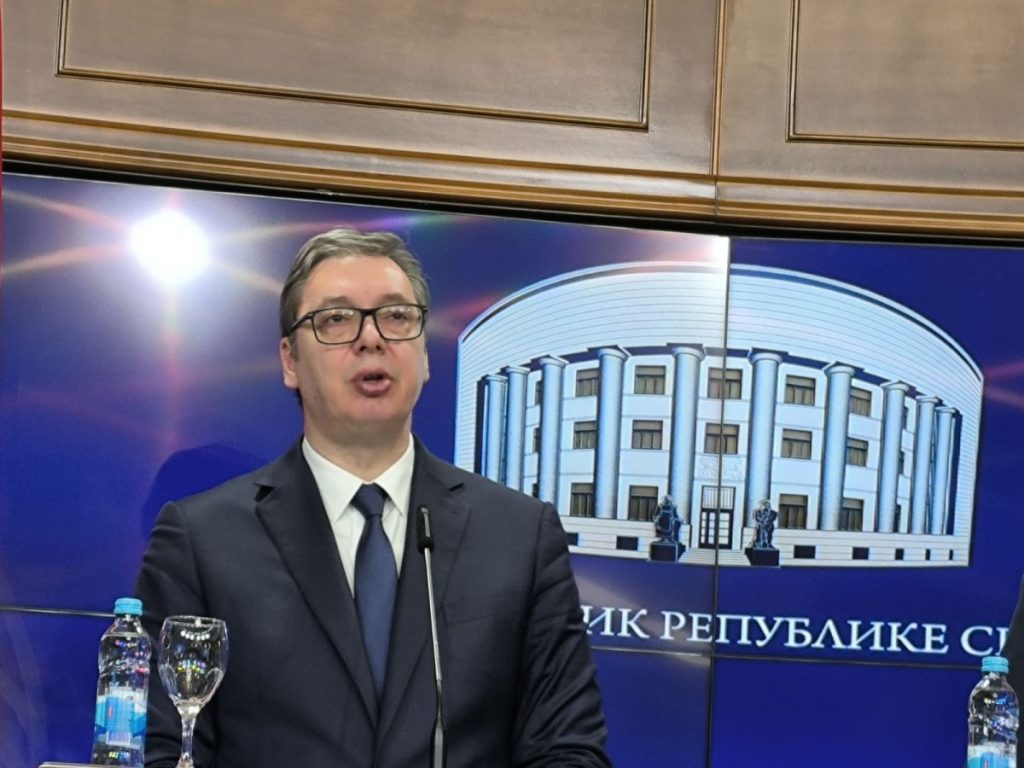 „СРБИЈА ЈЕ УВИЈЕК ПОШТОВАЛА ДЕЈТОНСКИ СПОРАЗУМ“ Вучић: Наредбе да се приведу званичници Српске су антидемократске