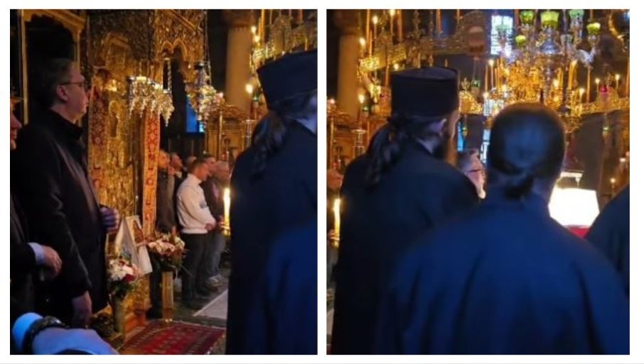 ВУЧИЋ У ЦРКВИ: Почео је пост, вријеме је за праштање и уздржавање (ВИДЕО)