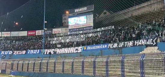 SRAMOTA: Skandalozna poruka na stadionu “Grbavica” (FOTO)