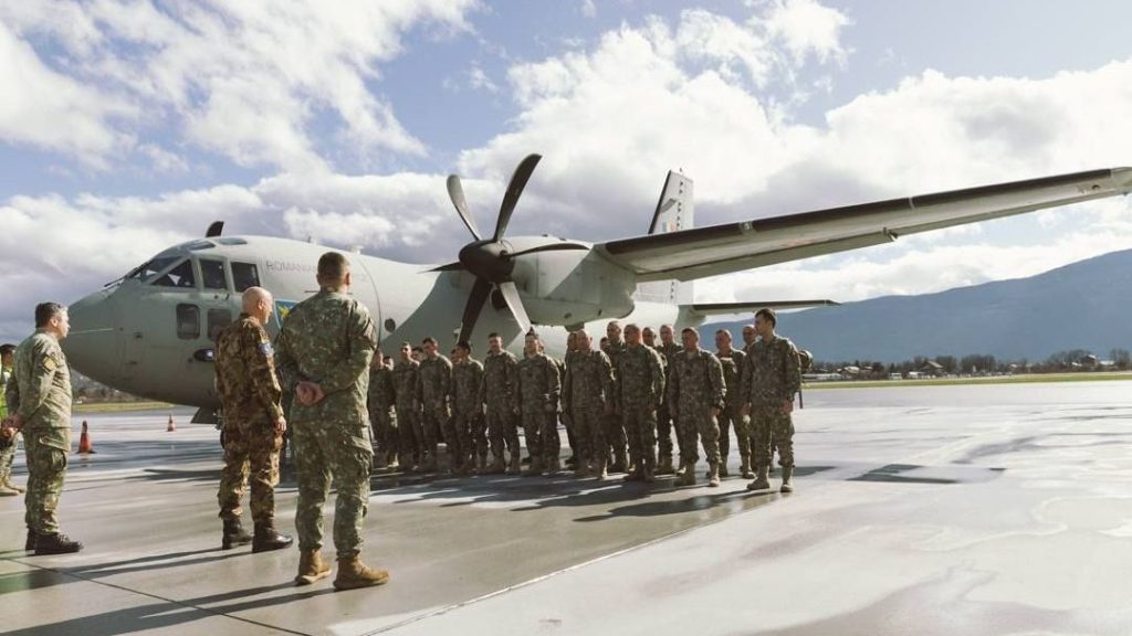 VOJNICI IZ RUMUNIJE: Stigao prvi kontigent snaga EUFOR-a u BiH (FOTO)