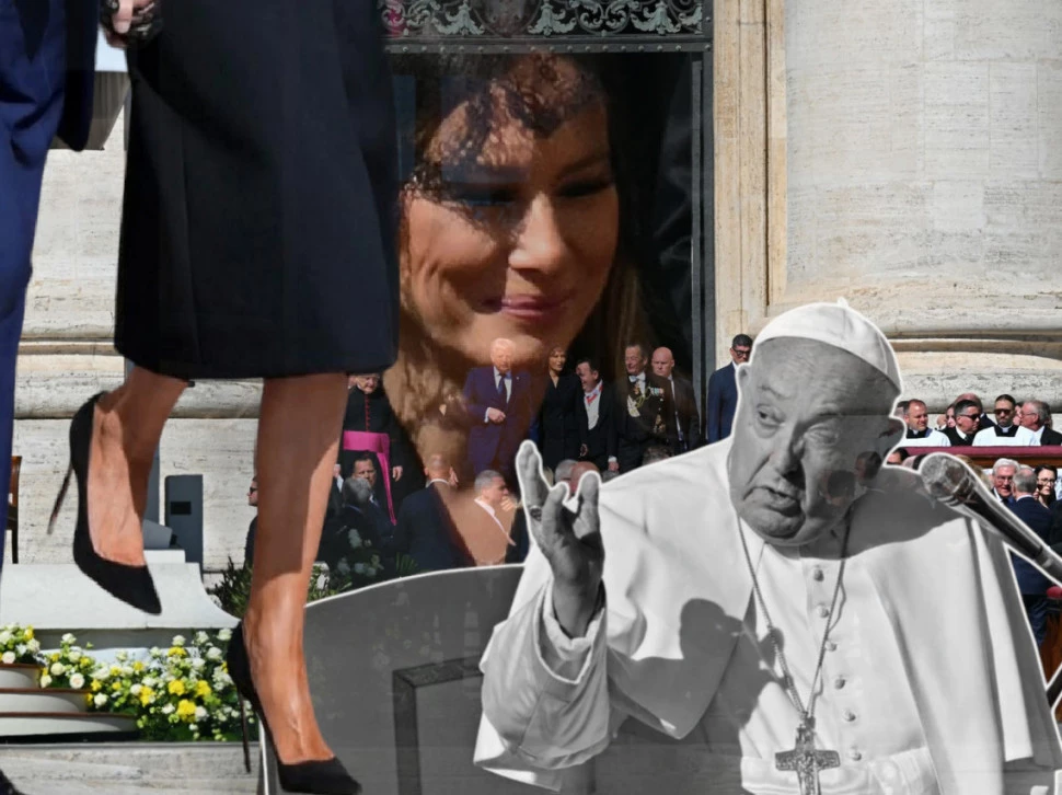 DA LI JE PREKRŠILA PRAVILA VATIKANA? Svi bruje o cipelama koje je Melanija nosila na sahrani pape (FOTO)