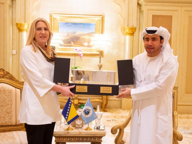 „REPUBLIKA SRPSKA I BiH POUZDANI PARTNERU U BROBI PROTIV KRIMINALITETA“ Cvijanović u Abu Dabiju sa predsjednikom Interpola o daljem unapređenju saradnje
