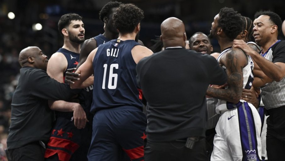 SRBIN HTIO DA BIJE AMERIKANCA: Totalni haos u NBA (VIDEO)