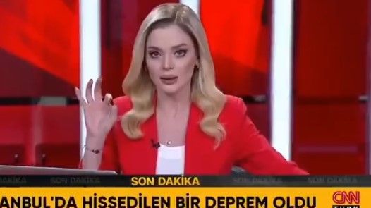 VODITELJKA NIJE MOGLA SA SAKRIJE STRAH I PANIKU: Zemljotres u Istanbulu snimljen u programu uživo (VIDEO)