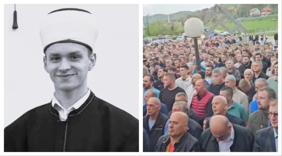 РИЈЕКА ЉУДИ ИСПРАТИЛА ХАРУНА НА ВЈЕЧНИ ПОЧИНАК: Сахрањен младић (19) који је настрадао у трагичној саобраћајној несрећи у Осенику (ВИДЕО)