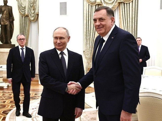 ДОДИК СЕ САСТАО СА ПУТИНОМ: Предсједник Српске разговарао са лидером Русије (ФОТО)
