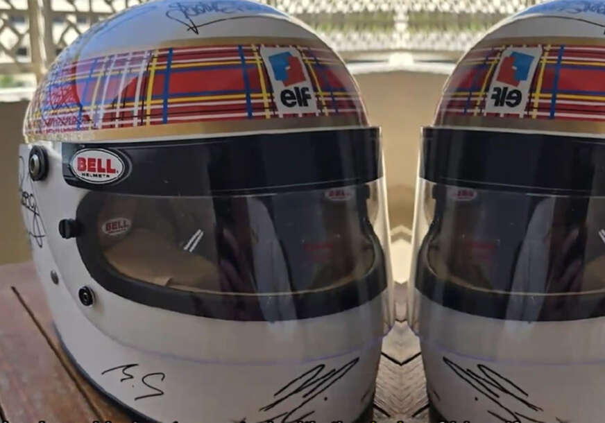 MIHAEL ŠUMAHER POTPISAO KACIGU: Prvi kontakt sa svijetom nakon 12 godina (FOTO)