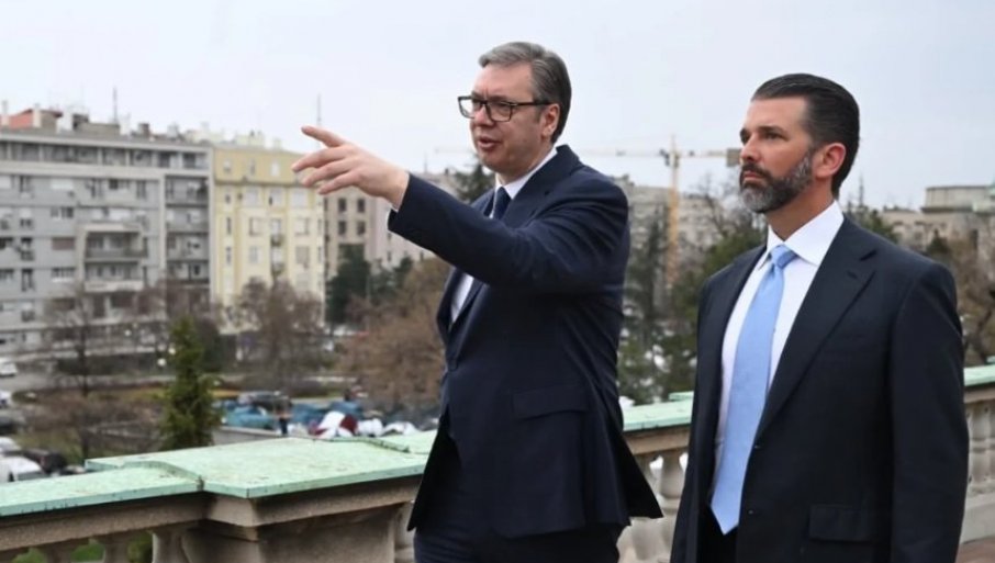 DONALD TRAMP JUNIOR SUTRA SA VUČIĆEM U BEOGRADU: Sin predsjednika SAD po drugi put u posjeti Srbiji