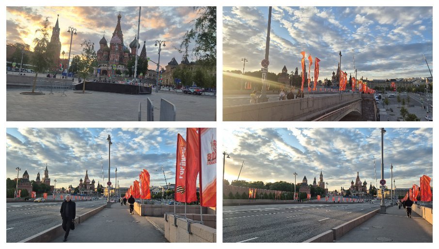 „NOVOSTI“ U MOSKVI: Pogledajte kako izgleda centar grada uoči velike proslave (FOTO/VIDEO)