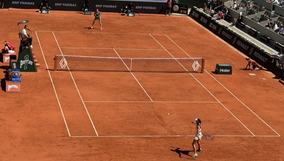 OLGA NIJE USPJELA: Sabalenka prejaka za srpsku teniserku na Rolan Garosu