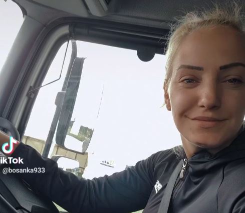 ŽENA ZA PRIMJER: Samohrana majka Melisa (27) vozi kamion BiH do Turske, dnevno pređe oko 400 kilometara