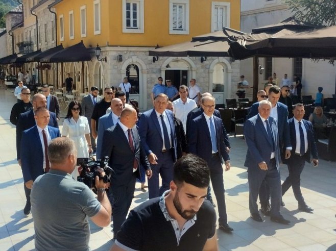 DODIK I MACUT U VIŠEGRADU: Srpska uvijek ima partnera i brata u jakoj Srbiji (VIDEO)