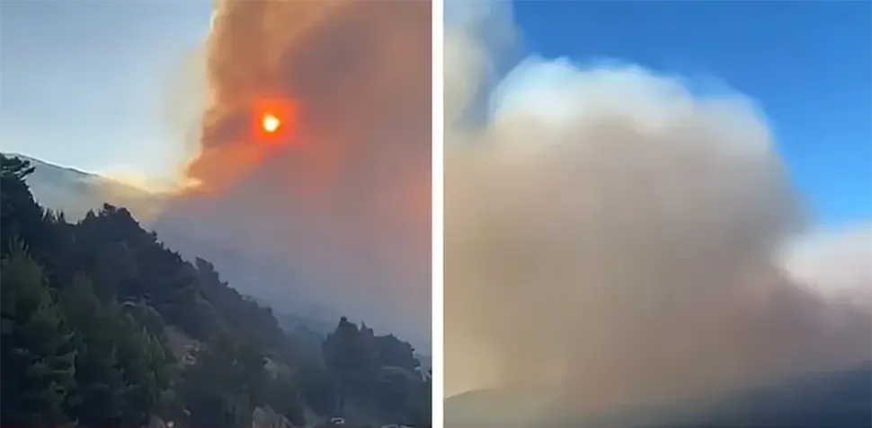 СНАЖАН ПОЖАР ИЗБИО У ДАЛМАЦИЈИ: Туристи бјеже са Јадрана, ватра стигла до кућа